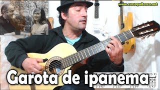 Como tocar Bossa Nova  Garota de ipanema [upl. by Winola]