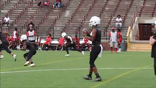 West Bloomfield 2020 WRRBOLB Ethan Bunch highlights from Hamtramck 7on7 tournament [upl. by Rhynd]