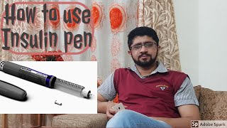 Insulin lagane ka tareeka Insulin pen demonstration Insulin pen [upl. by Asli]