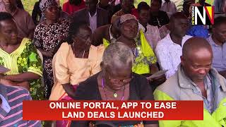 Online portal app to ease land deals launched [upl. by Sutsuj]