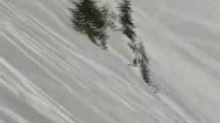 Yamaha Turbo  Snowmobile in deep snow [upl. by Hendrick]