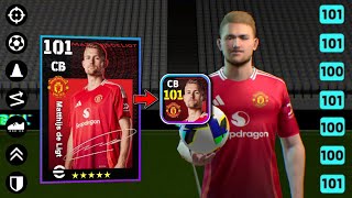 Free Matthijs de Ligt Best Training Guide 🤔👆 How To Train M de Ligt In eFootball ™ 2025 Mobile [upl. by Rains]