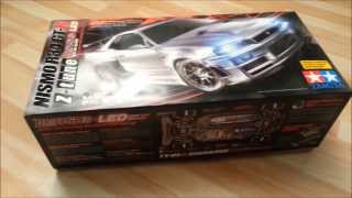 Tamiya TT01D  Nismo R34 GTR ZTune  Unboxing [upl. by Assyli]