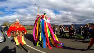 Entroido Ribeirao Carnaval de la Ribera Santiago de Arriba Chantada Lugo Galicia [upl. by Nodnerb]