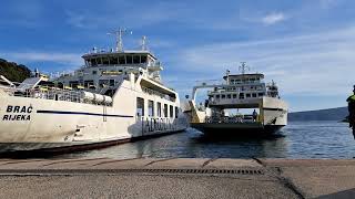 Arrival amp unloading of ferry ILOVIK in Valbiska Croatia 552024 Jadrolinija [upl. by Adnara582]