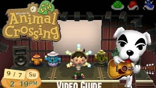 Animal Crossing New Leaf Getting KK Slider Pic in 1 Day [upl. by Annabela]