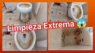 😱🔥 Limpieza extrema Limpia Tu baño Asqueroso muy fácil con migo Caros Removedor de Sarro y Jabón [upl. by Nnaecyoj]