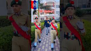 VIP piloting  Ncc JDJW Cadets 🇮🇳🫡 ncc trending shortvideo shorts viralshorts like army [upl. by Elyrad]