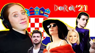 WHO WILL CROATIA SEND TO EUROVISION 2021  DORA 2021 ALL SONGS [upl. by Carrel]