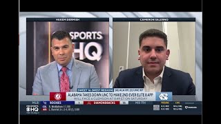 Cameron Salerno CBS Sports Alabama  North Carolina with Hakem Dermish 32824 marchmadness [upl. by Howard]