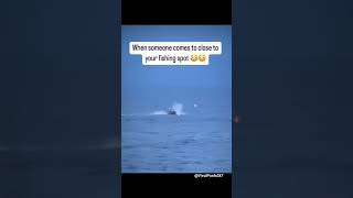 Gotta protect those spots 😳 fishing ocean protection boat fail viralposts [upl. by Gallenz]