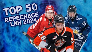 Repêchage LNH 2024  Top 50 avec vidéos des joueurs [upl. by Eleira]