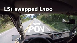 POV  LS1 swapped Mitsubishi L300 Express [upl. by Ahsimac838]