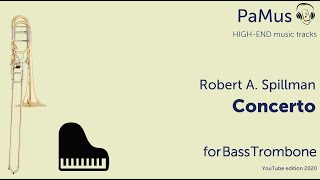 Robert A Spillman Concerto for Bass trombone Piano version [upl. by Eniamrahc]