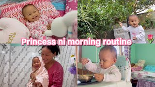 Morning Routine of 1 Year Old Baby  Princess a sikarnan mama kalamw [upl. by O'Meara740]