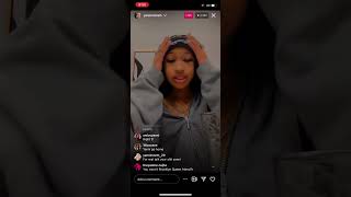 Yanni Monet on Ig live with Emily [upl. by Nilram]