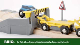 BRIO World  33212 Rail amp Road Car Transporter Set [upl. by Ylerebmik]