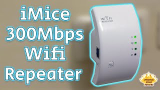 iMice 300Mbps Wifi Repeater Review 📶 [upl. by Wolford]