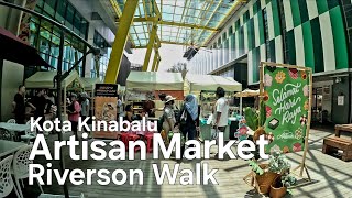 Kota Kinabalu Aidilfitri JESSELTON ARTISAN MARKET RIVERSON THE WALK Full Tour🤩🌼 [upl. by Atsejam205]