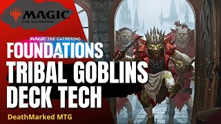 MTG Foundations Standard Deck Tech  Mono Red Goblins [upl. by Naga]