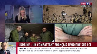 quotOn ressent un certain malaisequot  un combattant français en Ukraine témoigne sur LCI [upl. by Yemane]