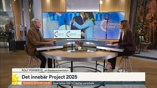 Så ska Project 2025 förändra presidentrollen  Nyhetsmorgon  TV4 amp TV4 Play [upl. by Acemat375]