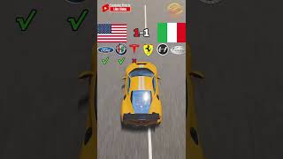 Omg 🔥🚀🥵 Italia vs America Sport Cars Challenge usa cartok follow trending ytshorts [upl. by Haze]