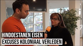 HINDOESTANEN EISEN EXCUSES VOOR KOLONIAAL VERLEDEN [upl. by Nairrod]