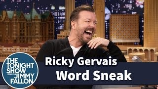 Word Sneak with Ricky Gervais [upl. by Washington602]