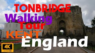 Tonbridge Walking Tour Kent England  4K [upl. by Nette]