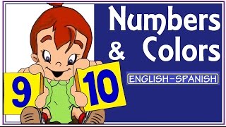 Learning Spanish LET´S PLAY WITH NUMBERS amp COLORS [upl. by Aiahc]