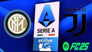 SIMULACRO LIGA ITALIANA 27 OCT INTER VS JUVENTUS FC25 [upl. by Graig161]