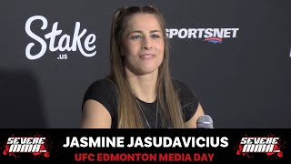 Jasmine Jasudavicius talks training in SBG Ireland Danni McCormack amp Lipski fight at UFC Edmonton [upl. by Eened]