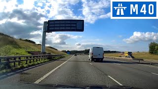 Long Drive M40 Motorway  Cherwell Valley to M42 [upl. by Nosidda]