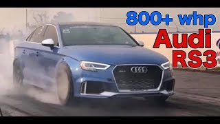 AUDI RS3s amp TTRS s Battle for 8 amp 9 Second 14 mile passes  5cyl Shoot out [upl. by Fife836]