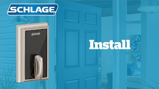 How to Install Schlage Control Smart Deadbolt [upl. by Ahtinak]