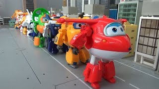 슈퍼윙스 10대 비행기 로봇 변신 장난감 놀이 Super Wings 10 Airplane Robots Transformation Toys [upl. by Ttirb]