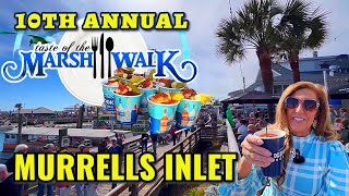 Taste of The Marsh Walk in Murrells Inlet SC 2024 Winter Festival amp Event Food Drinks amp Music [upl. by Learsiy]