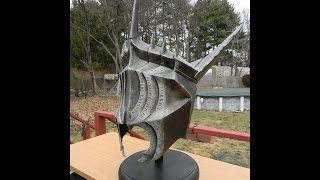 Lord of the Rings Mouth of Sauron Helm Prop Replica [upl. by Amilah]