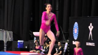 Nicoletta Koulos – Vault – 2015 Nastia Liukin Cup [upl. by Ellimaj14]