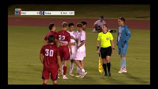 Tulsa vs Florida M 10424PA Decision Penalty Called Reviewed Stands Scuffing the Spot89th Min [upl. by Talley215]