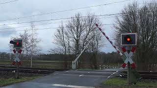 Bahnübergang Gildehaus  Railroad Crossing  Spoorwegovergang D [upl. by Matias]