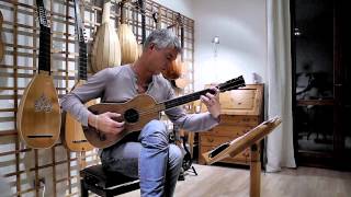 Rolf Lislevand plays AStradivari Sabionari 1679 guitar  Santiago de Murcia  Tarantela [upl. by Nylecyoj344]