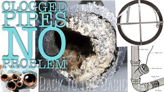 How to unplug a clogged pipe using a flat drain snake [upl. by Atnwahsal]