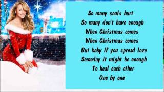 Mariah Carey  When Christmas Comes  Lyrics [upl. by Masuh]