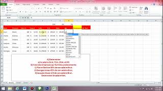 calculer salaire Brut et salaire net en Excel [upl. by Fayola]