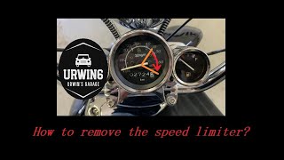 How to remove the limiter of a AGM retro scooter [upl. by Niveb]