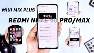 MIUI MiX Stable for Redmi Note 10 ProMax Review Huge Customization and Smooth Experience 👌 [upl. by Nitnilc]