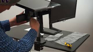 Ergotron HX Dual Monitor Arm Unboxing and Assembly [upl. by Nwadal]