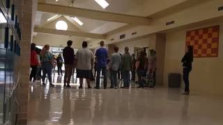 Copperas Cove High School Chorale  Earth Song rehearsal [upl. by Warthman]